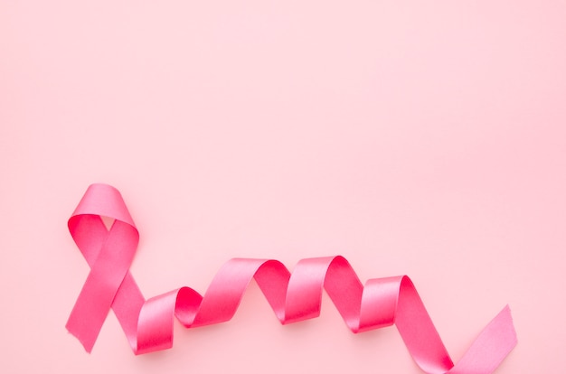 Nastro rosa per la consapevolezza del cancro al seno