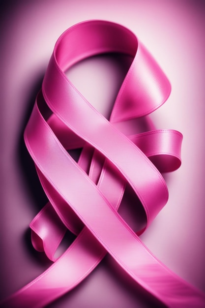 pink ribbon cancer day background