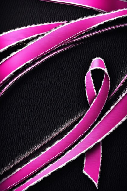 pink ribbon cancer day background