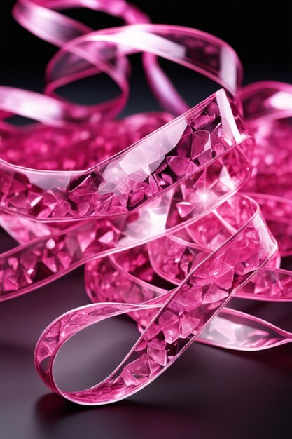 pink ribbon cancer day background