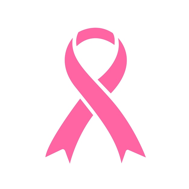 Photo pink ribbon cross breast cancer woman sign cancer fight ideas. october breast cancer awareness