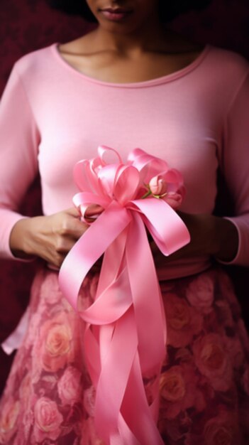 Photo pink ribbon day