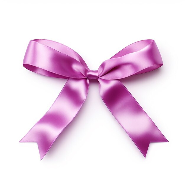 Photo pink ribbon for a lasting legacy