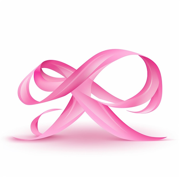 Photo pink ribbon for unity and solidarity