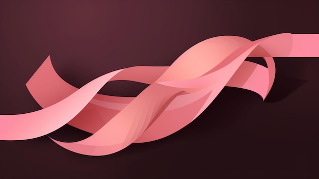 Photo pink ribbon