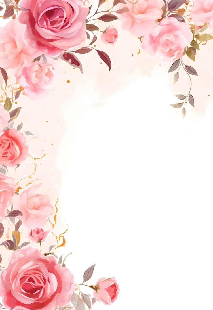 Photo pink rose background roses clipart rose clipart colorful flower illustration