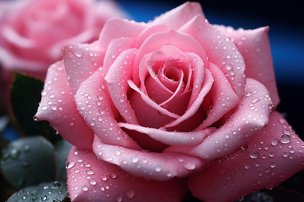 Pink Rose Closeup met Dreamy Effect roze roos foto fotografie
