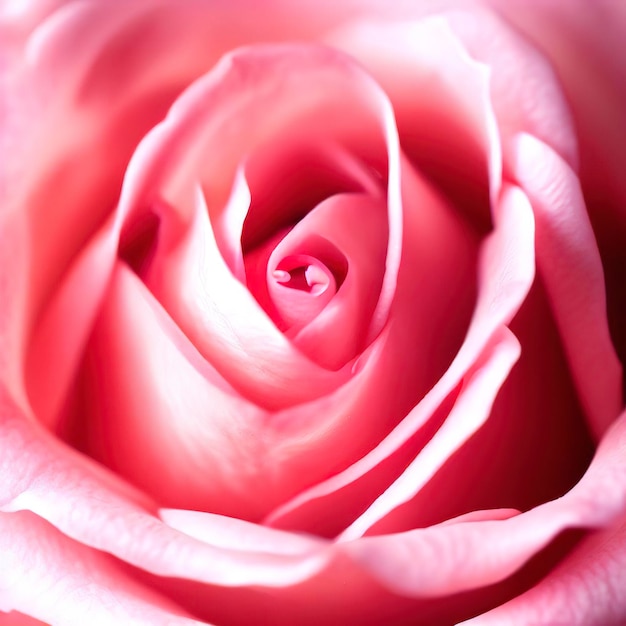 Pink rose extreme close up