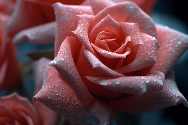 Pink Rose Texture Background