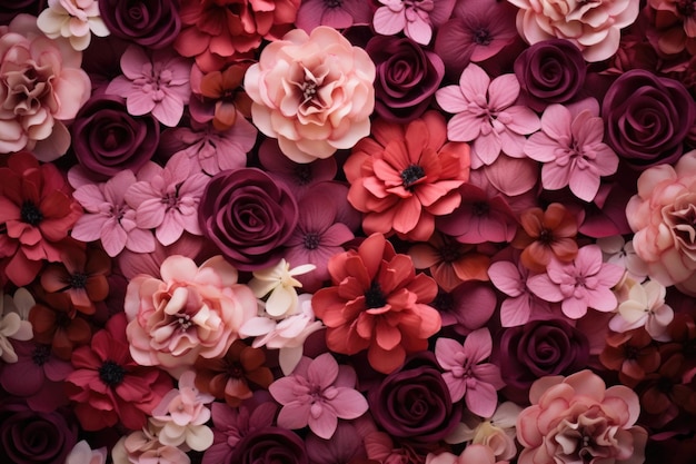 pink roses background