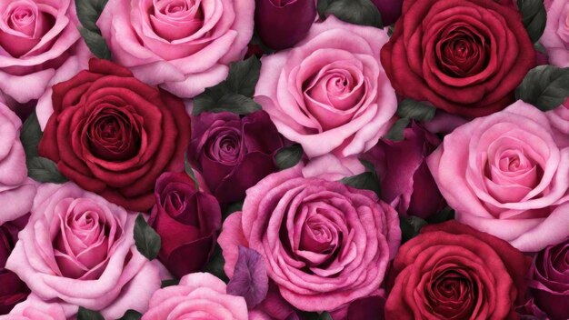 pink roses background