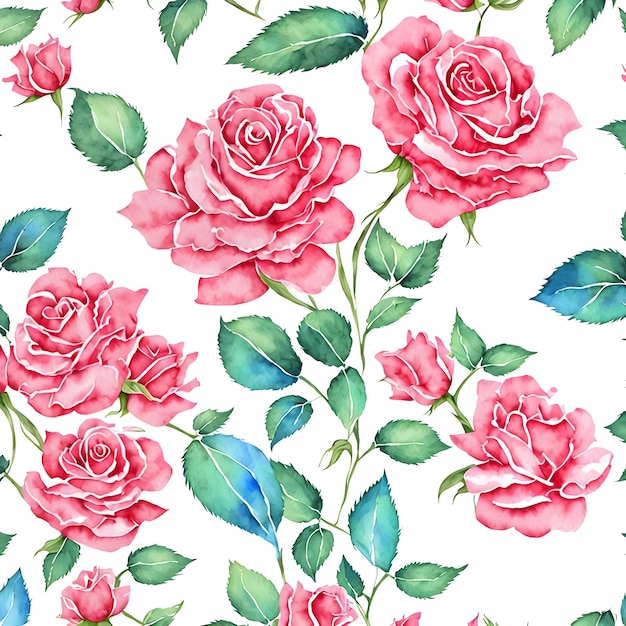 Pink roses background