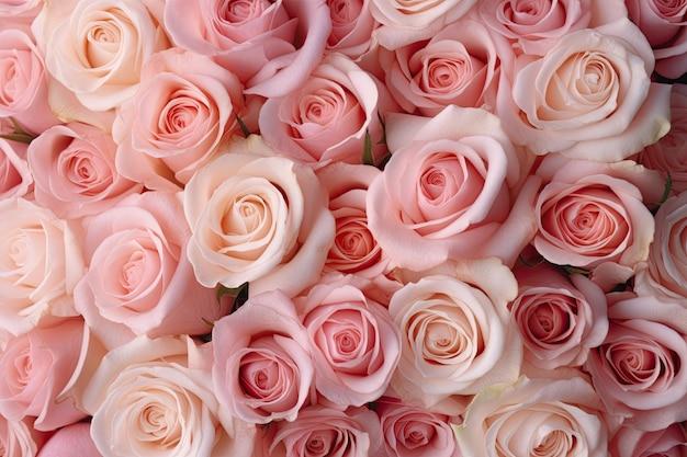 pink roses background