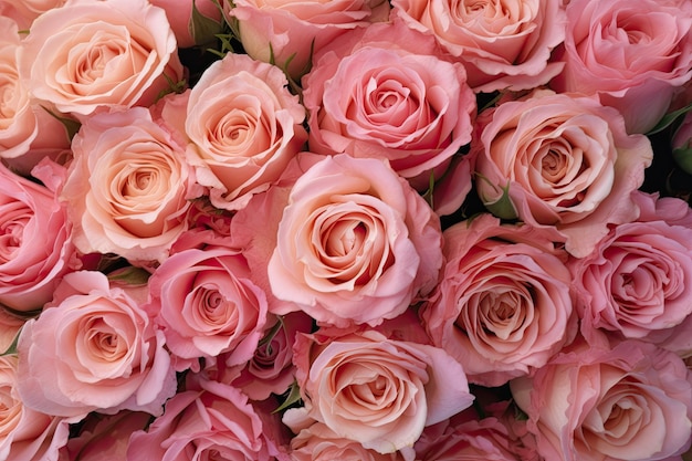 pink roses background