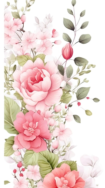 Pink roses wallpaper by the artist