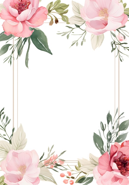 pink roses on a white background.