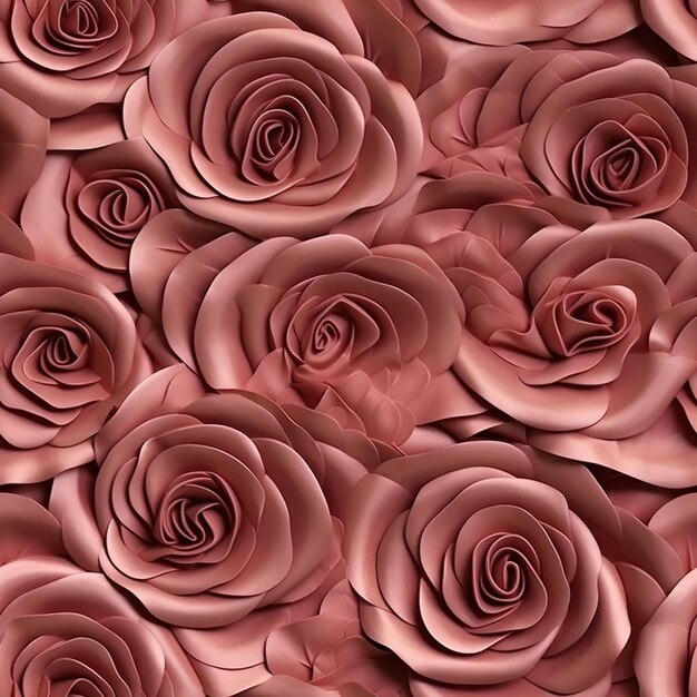 Photo pink roses with a pink background.