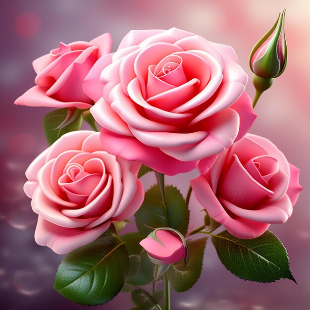 Pink roses