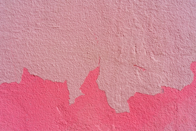 Pink rough plaster. Abstract background.