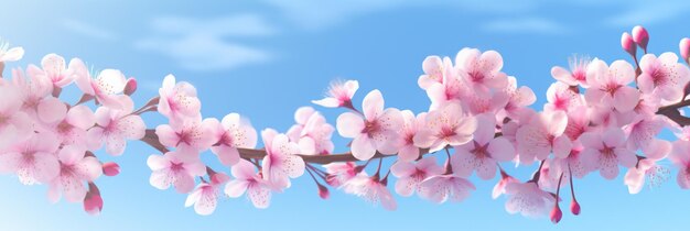 pink sakura flowers