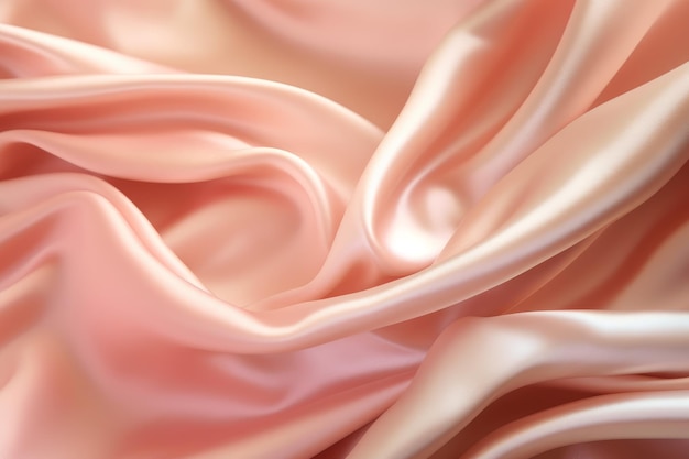 Pink satin curve Generate Ai