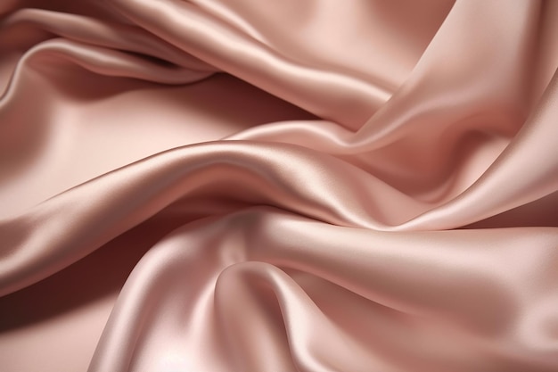 A pink satin fabric with a soft and soft look.