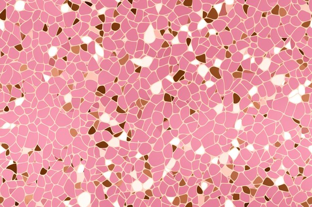 Pink seamless pattern with abstract elements Applicable for fabric print textile wrapping paper wallpaper Pink background with golden details Repeatable texture Generative AI