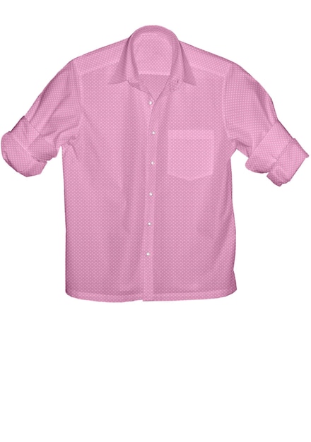 A pink shirt with a white stripe that says'i'm a boy '