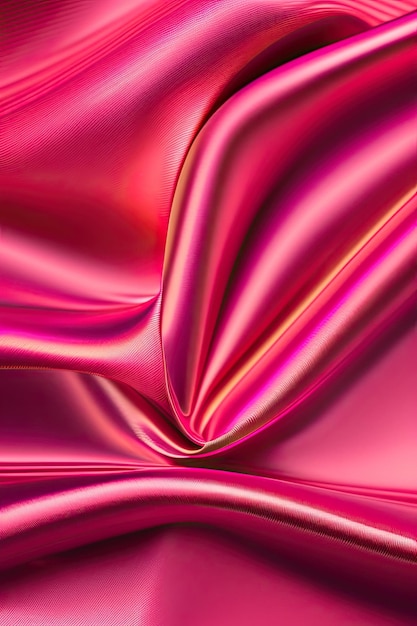 Pink Silk Cloth Background