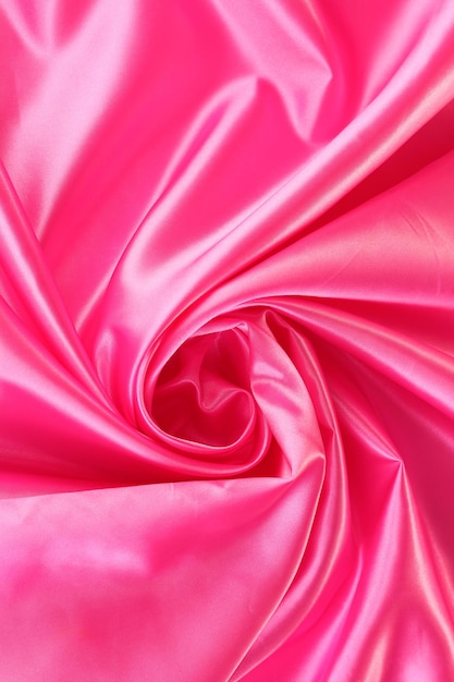 Pink silk drape, background