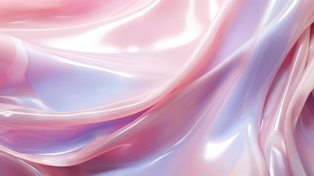 ピンクのシルク生地繊維サテンの抽象的な背景 ai