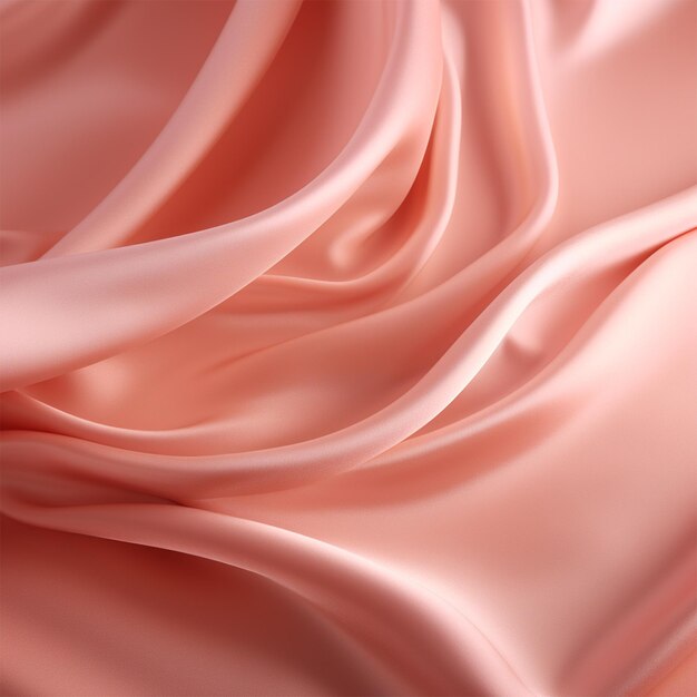 Photo pink silk fabric