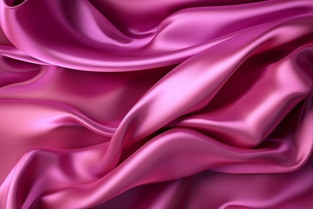 Pink silk in a soft light