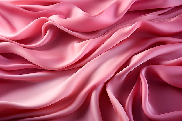 Pink silk texture abstract background Generative AI