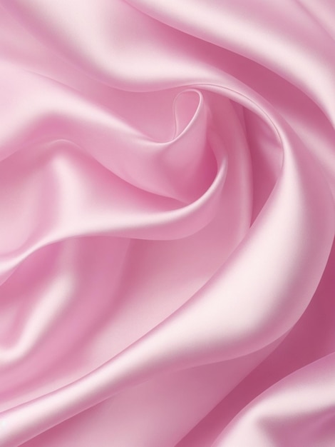 写真 ピンクのシルクの波状の豪華な背景