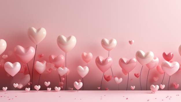 Pink simple background valentine's day cards wallpaper