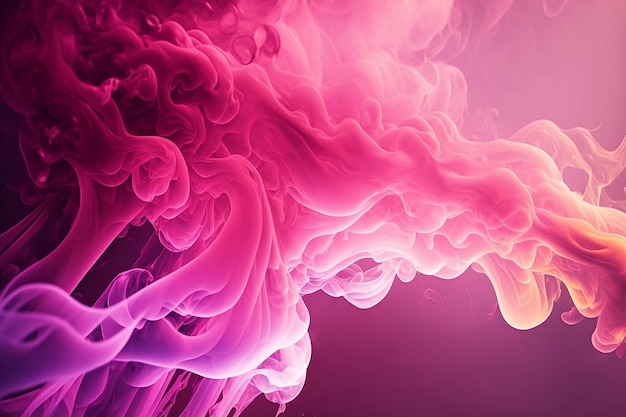 Photo pink smoke abstract background