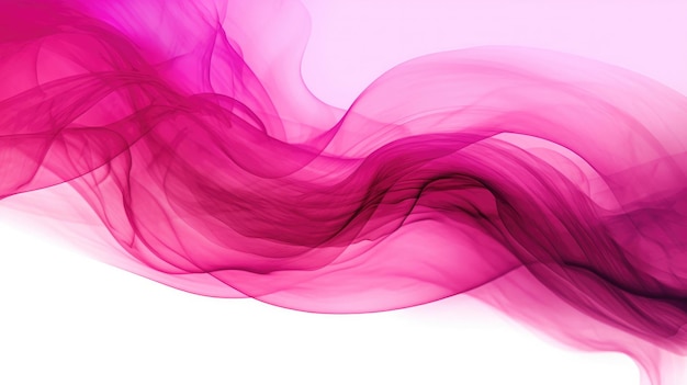 Pink smoke against a white background