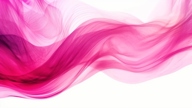 Pink smoke against a white background