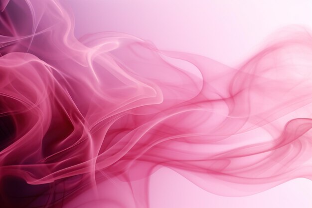 Pink smoke on a white background light abstract texture print banner