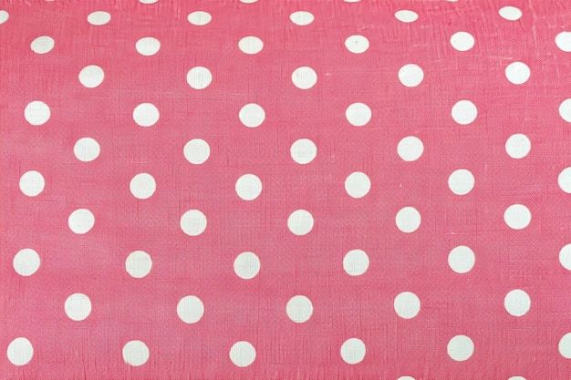 Pink square polka dots