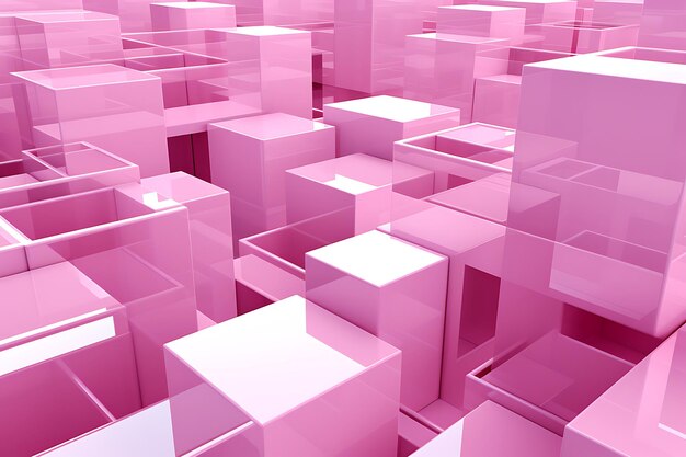 pink squares background