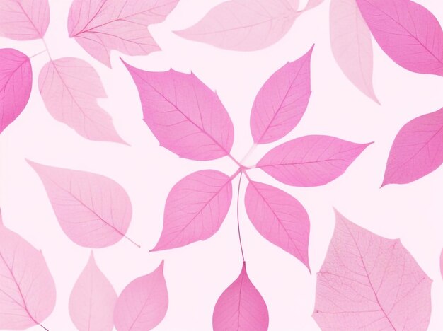 Photo pink stained leaf impression background organic elegance