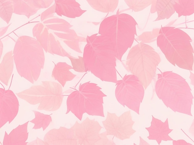 Pink stained leaf impression background organic elegance