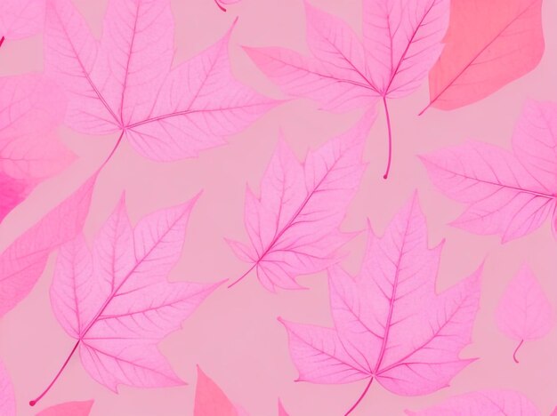 Photo pink stained leaf impression background organic elegance