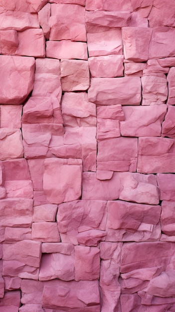 Pink stone wall texture background