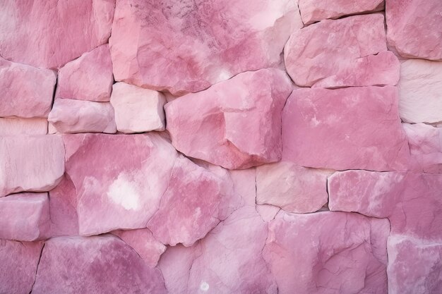 Pink stone wall texture background