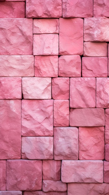 Pink stone wall texture background