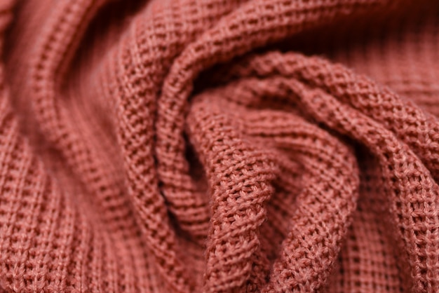 Pink sweater fabric texture