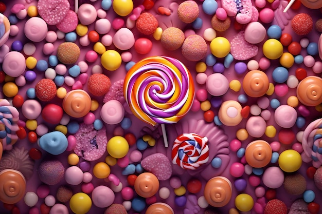 Pink sweets background High resolution